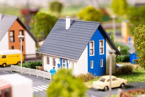 Faller 232146 Einfamilienhaus  blau