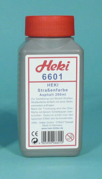 HEKI 6601 Strassenfarbe Asphalt, 200 ml