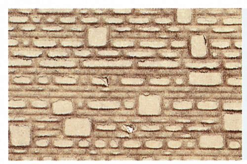 HEKI 70132 behauene Natursteinmauer N/Z, 28x14 cm, 2 Stück