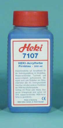 HEKI 7107 Acrylfarbe Blau, 200 ml