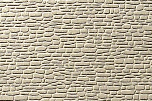HEKI 72602 Bruchsteinmauer H0/TT beids.geprägt 50x25cm 2 Stk.