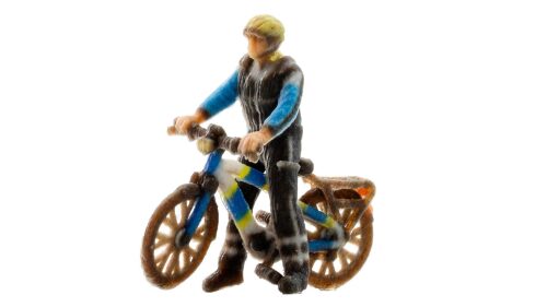 Noch 10610 Fahrradpolizist, 3D-Master-Einzelfigur