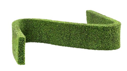 Noch 21518 Hecken, hoch, grün, 2 Stück, 4 x 1 cm, je 50 cm lang