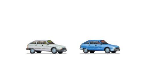 Noch 44603 Citroën GSA, 2 Stück, blau und grau, , 3D-Master Fahrzeug