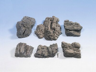 Noch 58452 Struktur-Felsstücke Sandstein  H0,TT,N