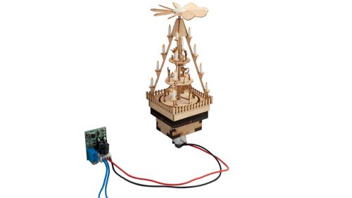 Noch 66413 micro-motion Weihnachtsmarkt-Pyramide 9 cm hoch