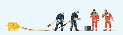 Preiser 10625 Feuerwehrmänner in mod. Einsatzkleidung