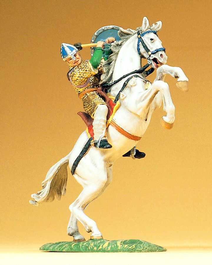 Preiser 51045 Normanne reitend. mit Streitk
