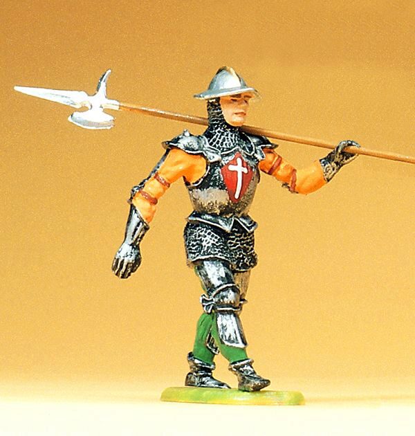 Preiser 52006 Ritter im Marsch. mit Helleba