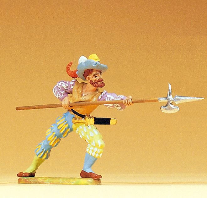 Preiser 52310 Landsknecht mit Hellebarde