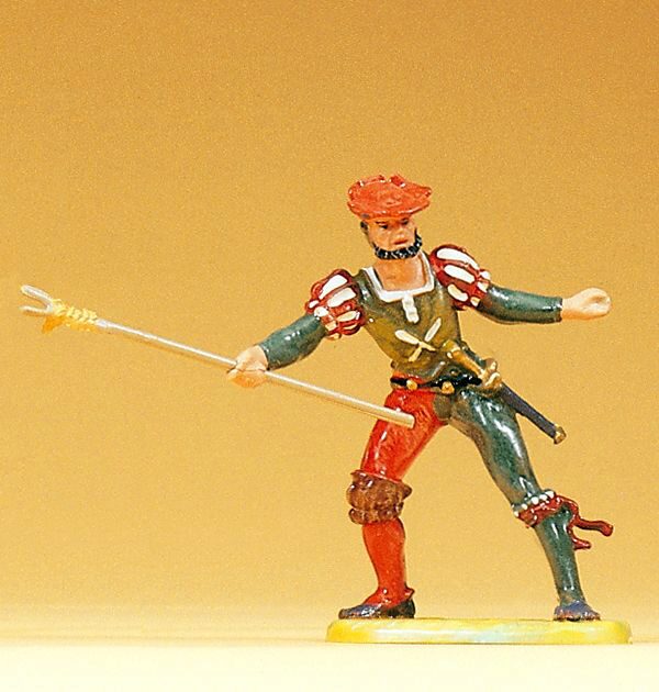 Preiser 52316 Stückknecht mit Luntenspiess