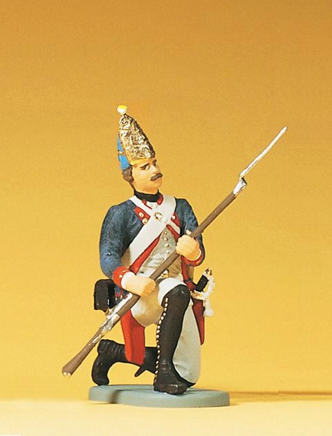 Preiser 54150 Grenadier kniend. mit Gewehr