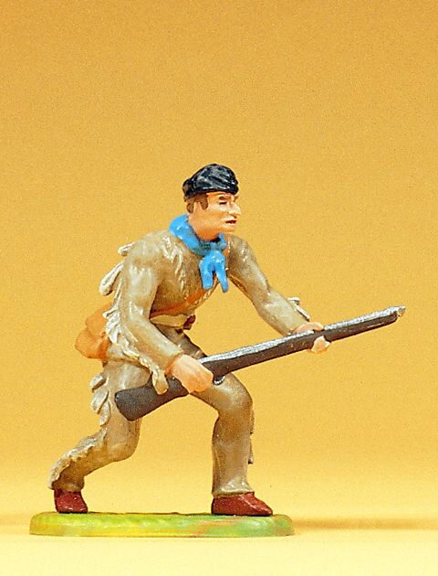 Preiser 54552 Trapper aufspringend. mit Gew