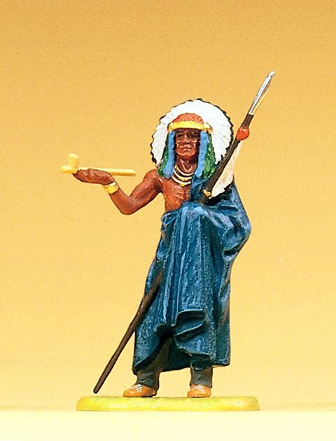 Preiser 54604 Häuptling mit Friedenspfeife