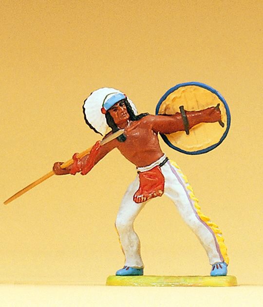 Preiser 54609 Indianer. Speer werfend