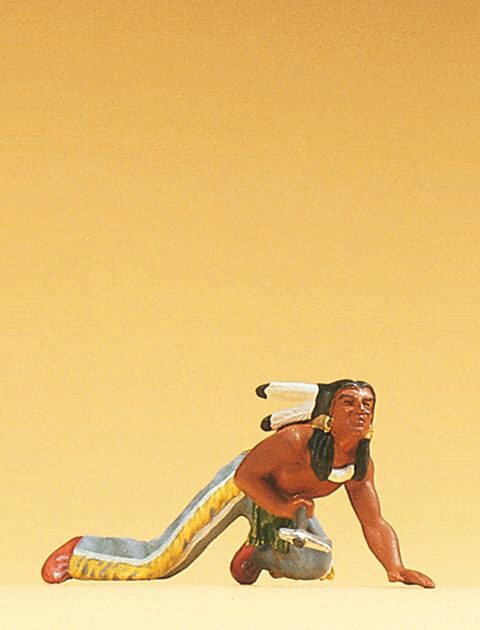 Preiser 54612 Indianer schleichend. mit Tom