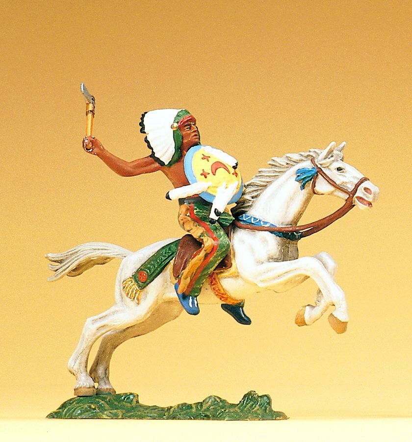 Preiser 54650 Häuptling reitend. mit Tomaha
