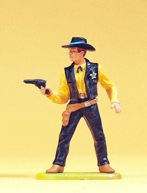 Preiser 54808 Sheriff stehend. mit Revolver
