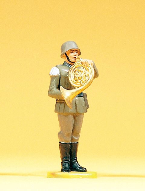 Preiser 56035 Musiker stehend. mit Waldhorn