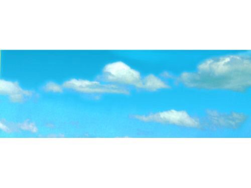 Vollmer 46112 Hintergrundkulisse Wolken, dreiteilig, 266 x 48 cm

