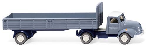 Wiking 51001 Pritschensattelzug (Magirus S 3500)Porsche