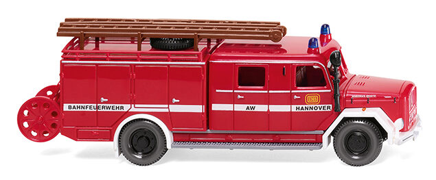 Wiking 86363 Feuerwehr - LF 16 (Magirus) Bahnfeuerwehr Hannover