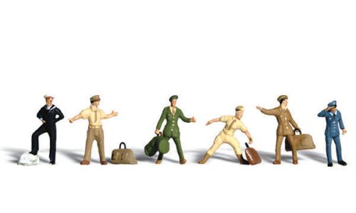 Woodland A1892 H0 Reisende in Uniform