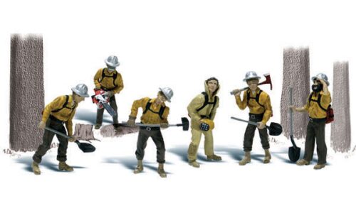 Woodland A1919 H0 Feuerwehr im Einsatz