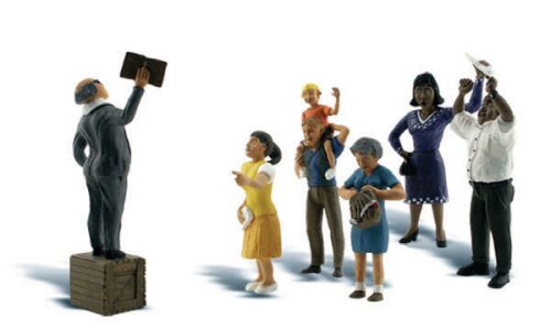 Woodland A1925 H0 Prädiger auf der Seifenkiste