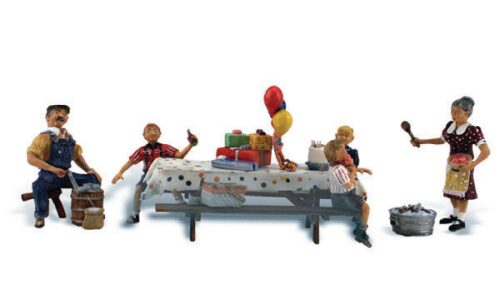 Woodland A1935 H0 Grillen im Garten