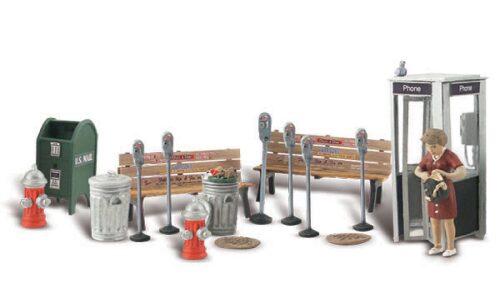 Woodland A1941 H0 Strassengegenstände