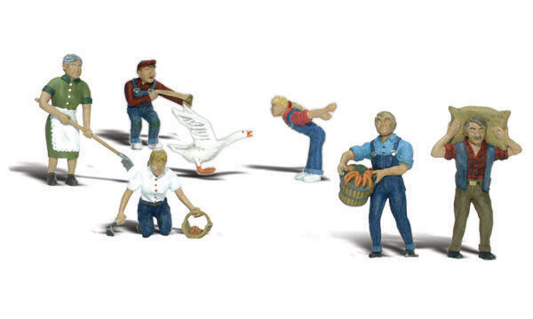 Woodland A2152 N Leute auf dem Bauernhof