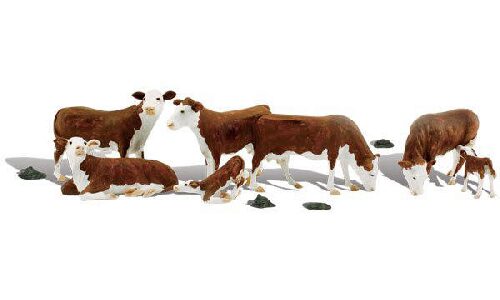 Woodland A2767 O Hereford Cows