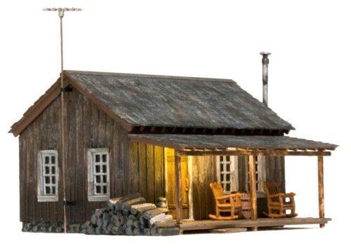 Woodland BR5065 H0 Rustic Cabin