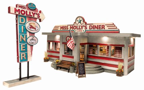 Woodland BR5066 HO Miss MollyS Diner
