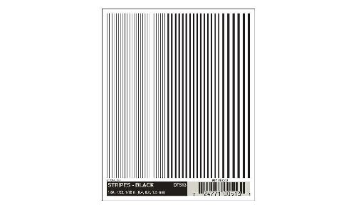 Woodland DT513 Streifen, schwarz