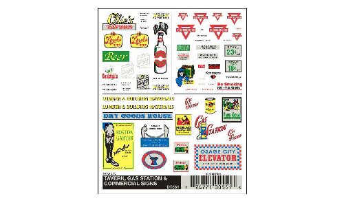 Woodland DT551 Kneipen, Tankstellen & gewerbliche Zeichen