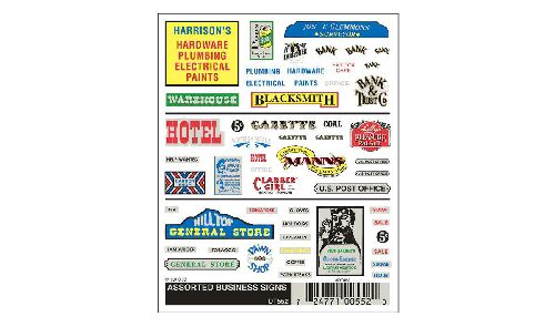 Woodland DT552 gewerbliche Zeichen, sort.