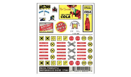 Woodland DT555 Strassen, Produkt & Hinweisschilder