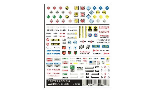Woodland DT560 Firmenlogos & Warnzeichen