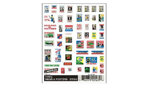 Woodland DT563 1940er Zeichen & Poster