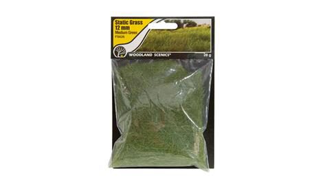 Woodland FS626 Static Grass Medium Green 12mm