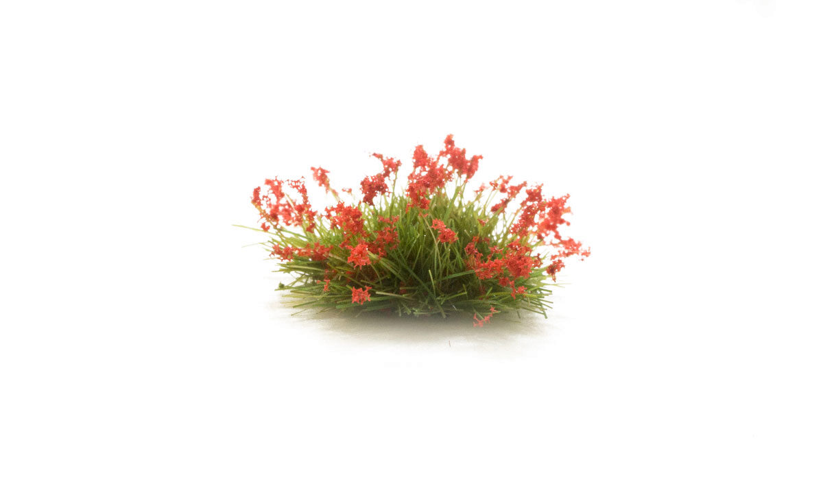 Woodland FS773 Büsche mit roten Blumen