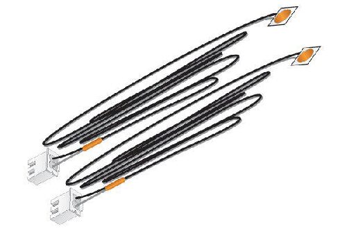 Woodland JP5736 Orange Stick-on LED Lights