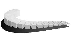 Woodland ST1413 4% Auffahrtrampe flexibel 4 St