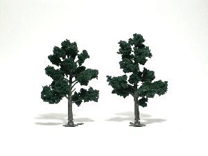 Woodland TR1514 2 Laubbäume dunkelgrün  12 - 15 cm