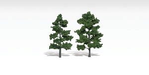 Woodland TR1516 2 Laubbäume mittelgrün    15 - 18 cm